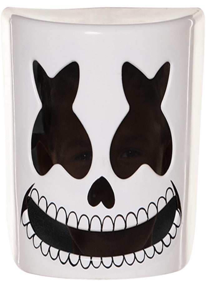 InSpirit Designs Kids Skeleton Marshmello Half Mask | Officially licensed | Marshmello Helmet | Skeleton Mask